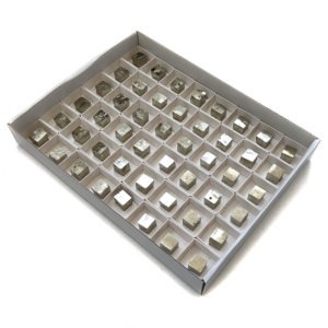 Pyrite Cubes (1,5-2cm). Set 48 Units. First Quality