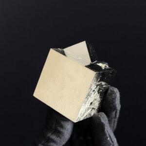 Intergrown Pyrite Cubes Specimen from Mina Ampliación A Victoria, Navajún, Spain.