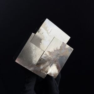 Intergrown Superior Pyrite Cubes Specimen from Mina Ampliación A Victoria, Navajún, Spain.