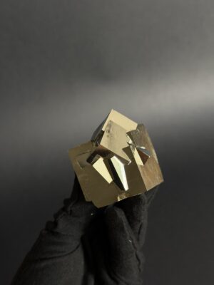 Intergrown Pyrite Cubes Specimen from Mina Ampliación A Victoria, Navajún, Spain.