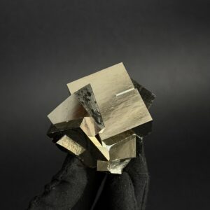 Intergrown Pyrite Cubes Specimen from Mina Ampliación A Victoria, Navajún, Spain.