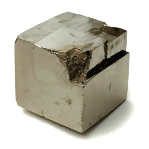 Pirita Cúbica procedente de Mina Ampliación A Victoria, Navajún, España.