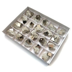Pirita en Matriz (6-7cm). Set de 20 Unidades